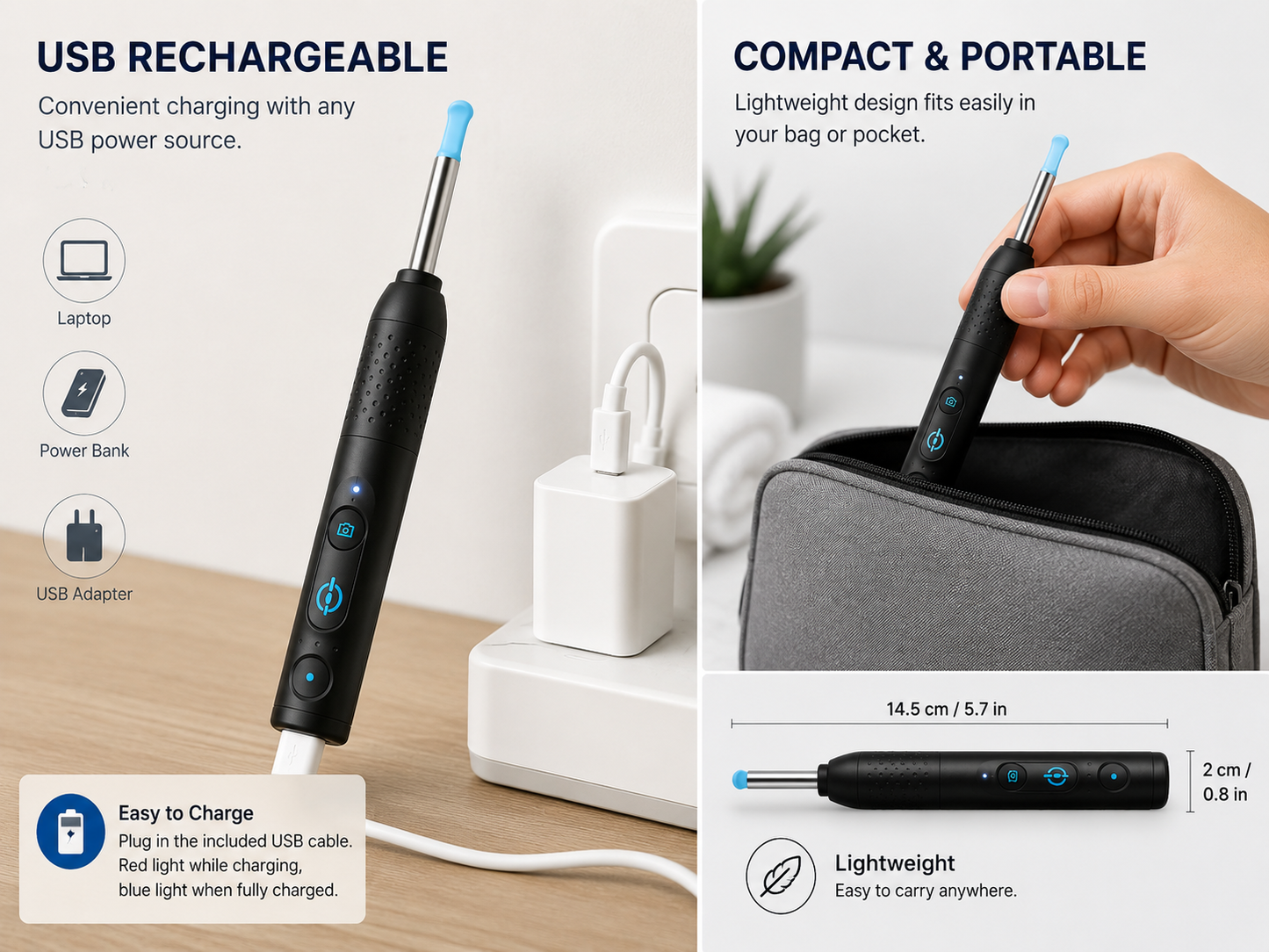 ClearView™ Visual Ear Cleaner with Camera