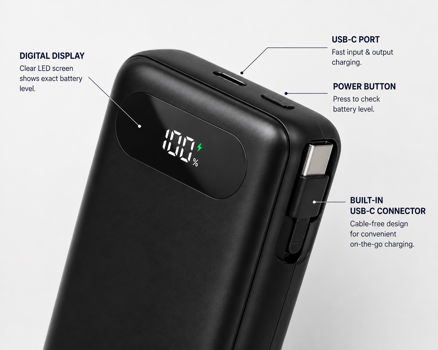 SnapCharge™ Compact Cable-Free Power Bank