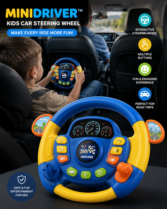 MiniDriver™ Kids Car Steering Wheel